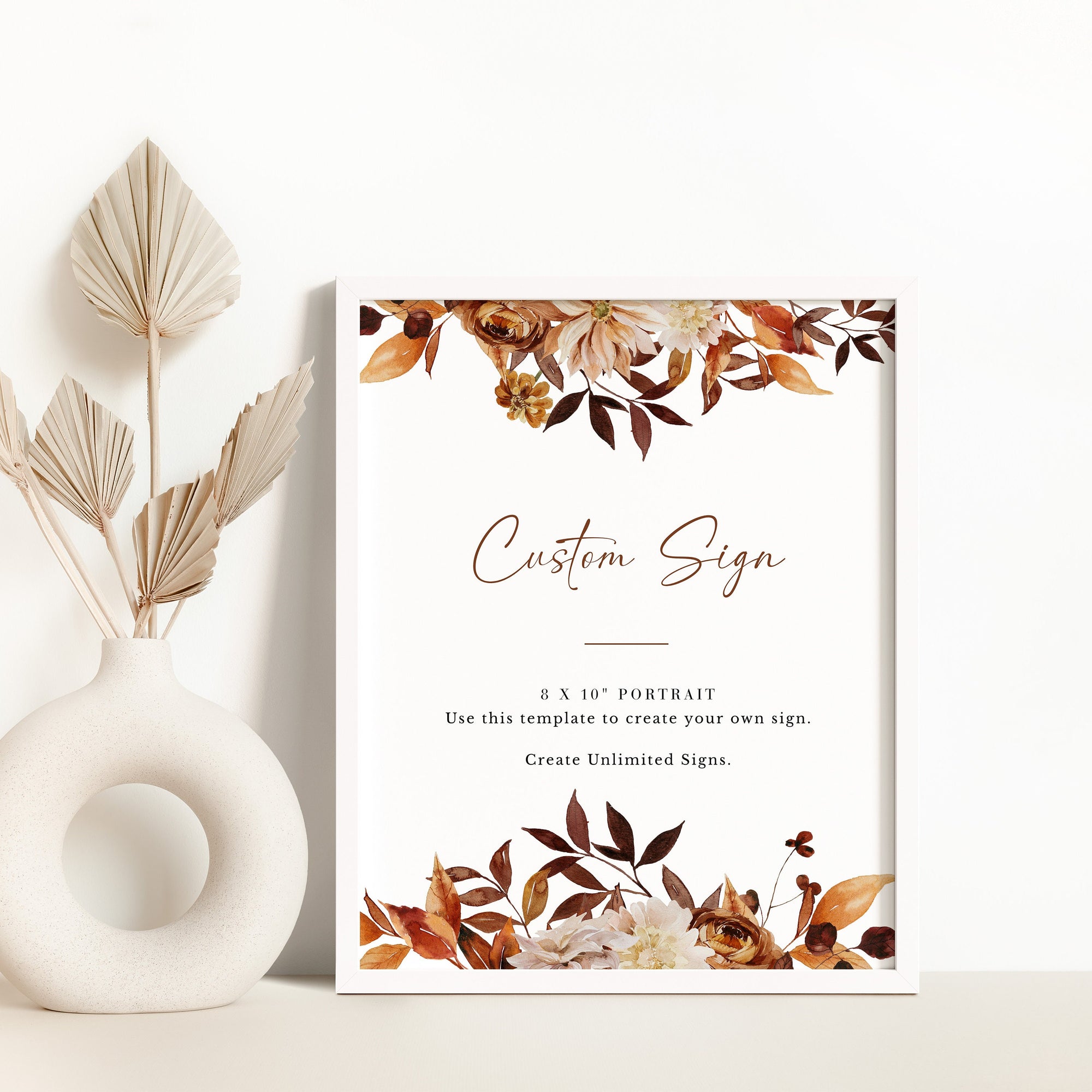 MARIGOLD Printable Wedding Table Sign