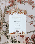 MARIGOLD fAll Wedding Welcome Sign Diy Template
