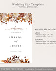 MARIGOLD fAll Wedding Welcome Sign Diy Template