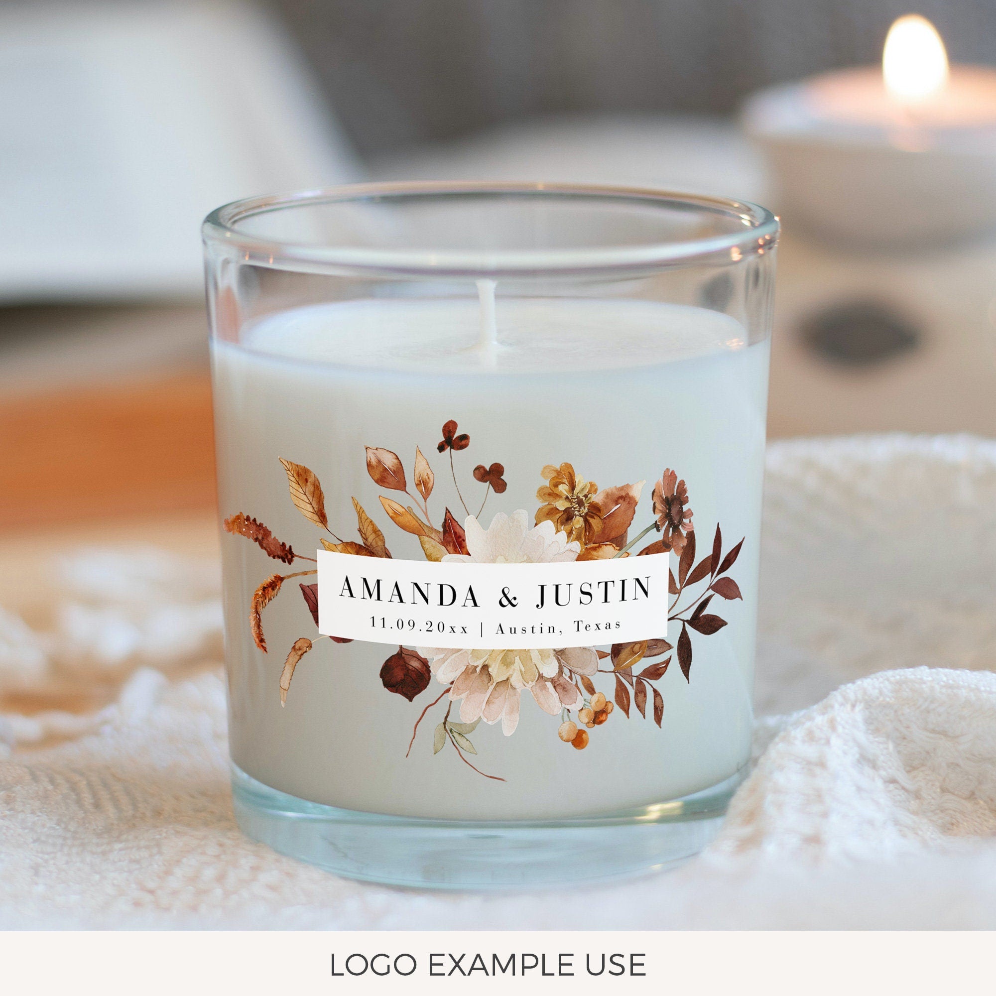 MARIGOLD Floral Wedding Logo Design