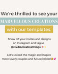 KONA Palm Tree Wedding Invitation Template with Photo