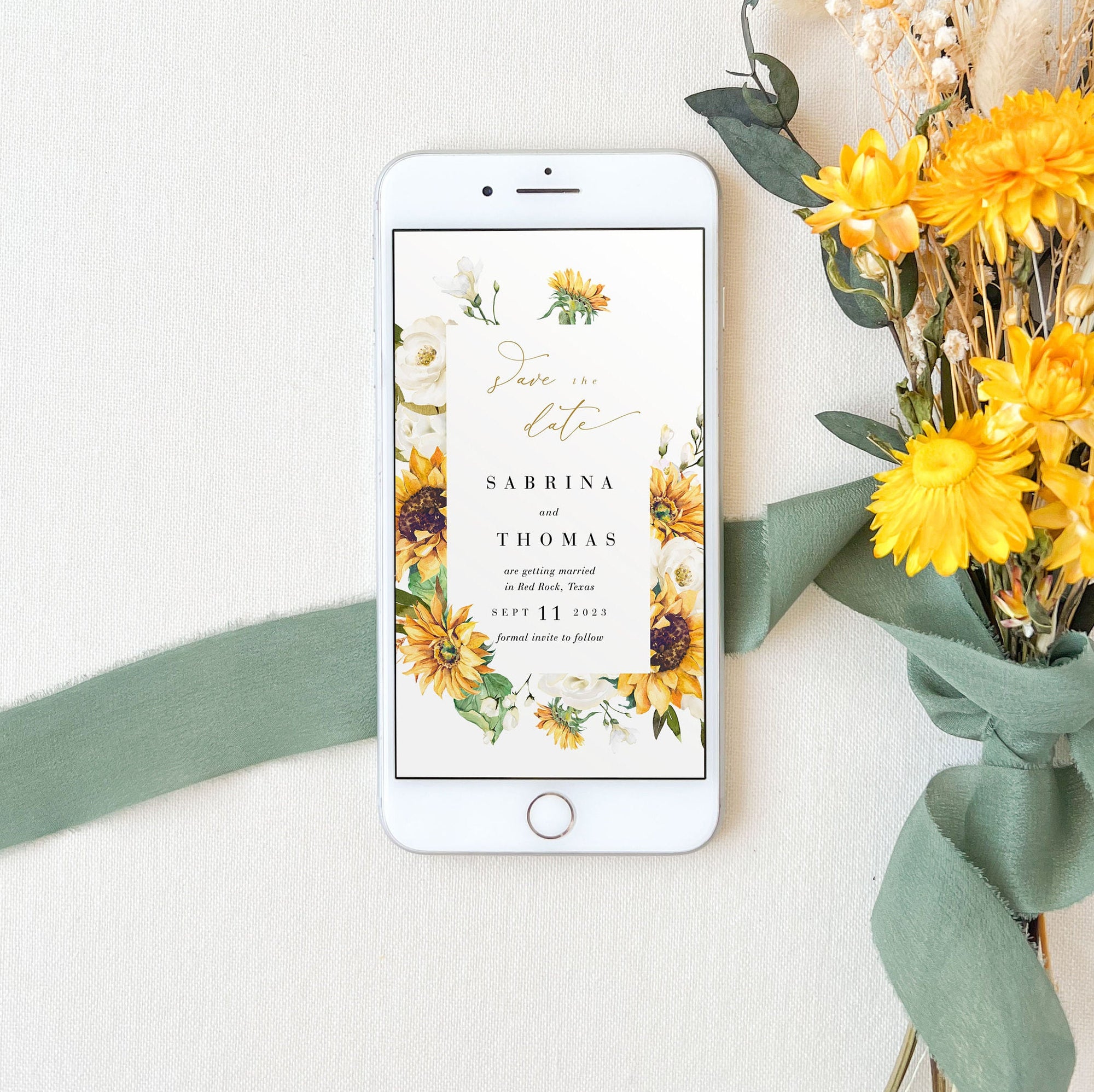 MARISOL Rustic Save the Date Digital