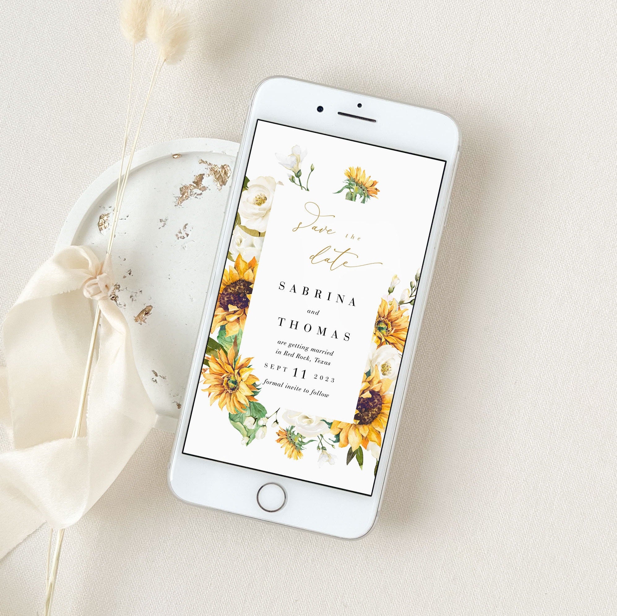 MARISOL Rustic Save the Date Digital