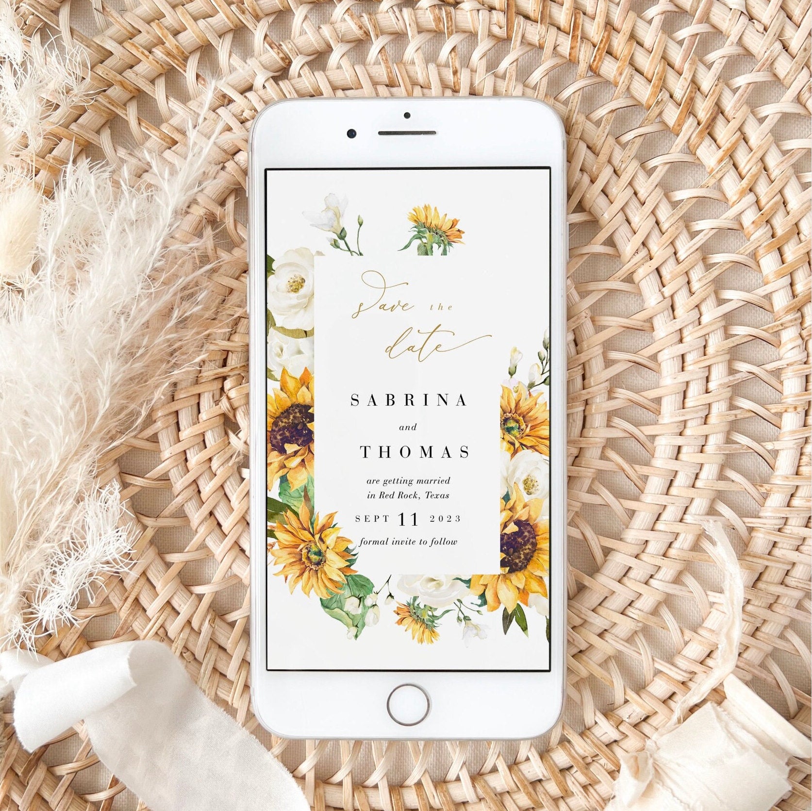 MARISOL Rustic Save the Date Digital