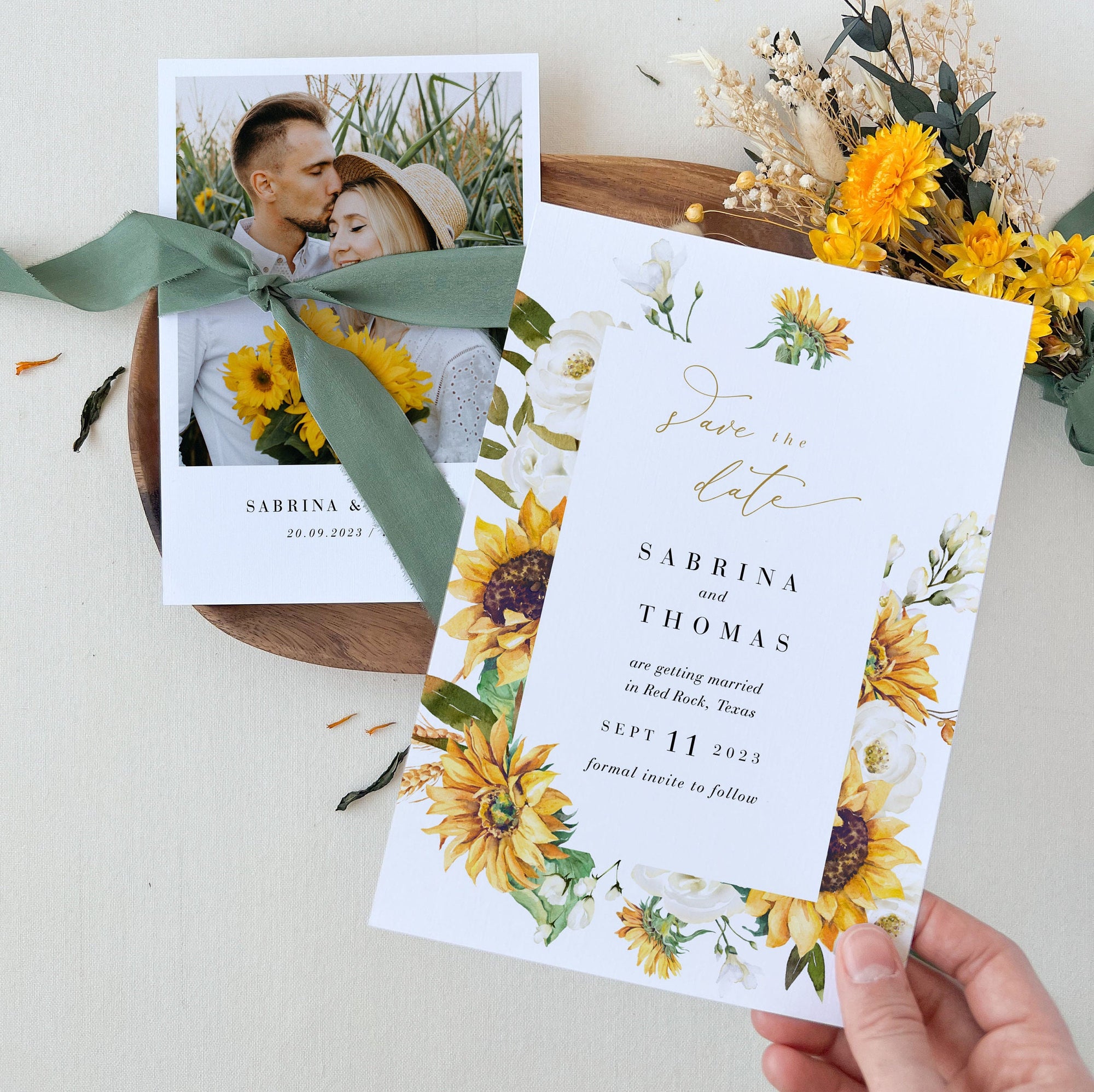 MARISOL Floral Save the Date Template