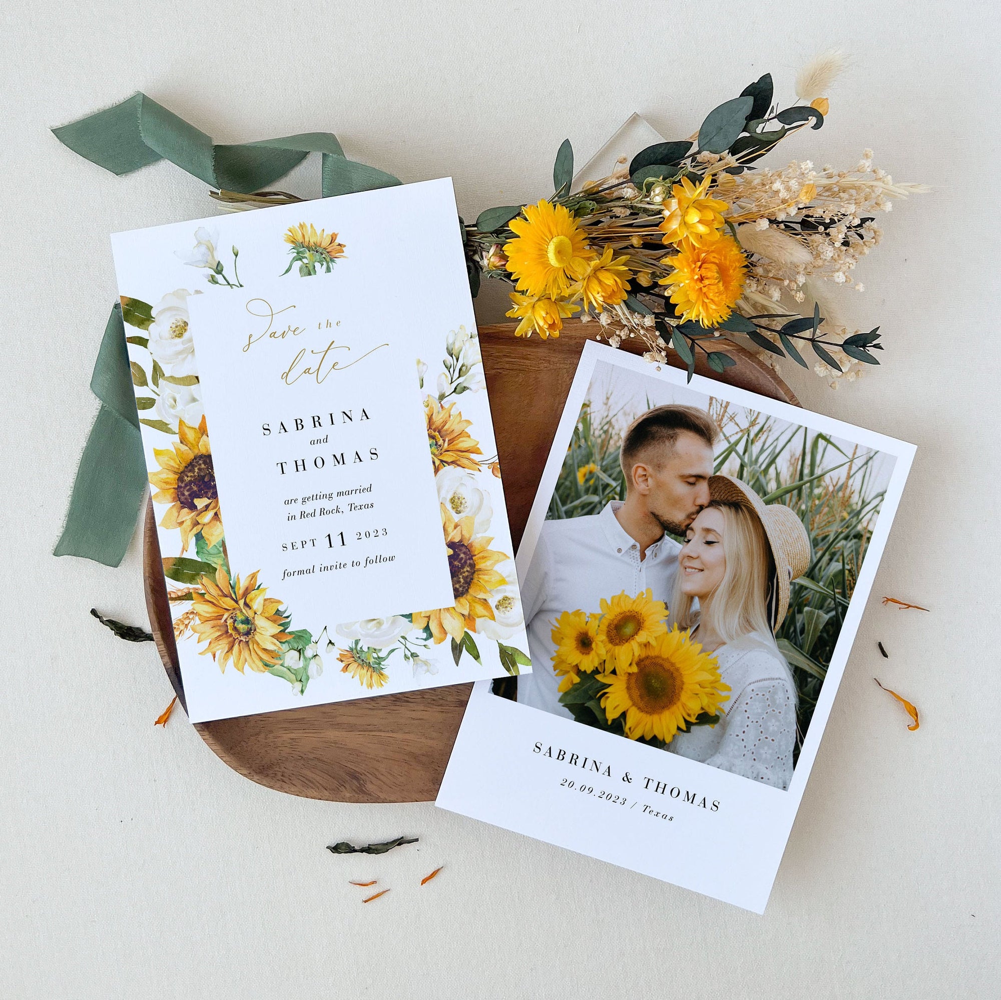 MARISOL Floral Save the Date Template