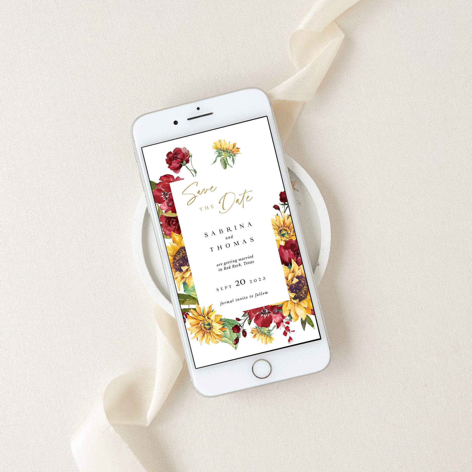 RUBY Digital Save the Date Templates