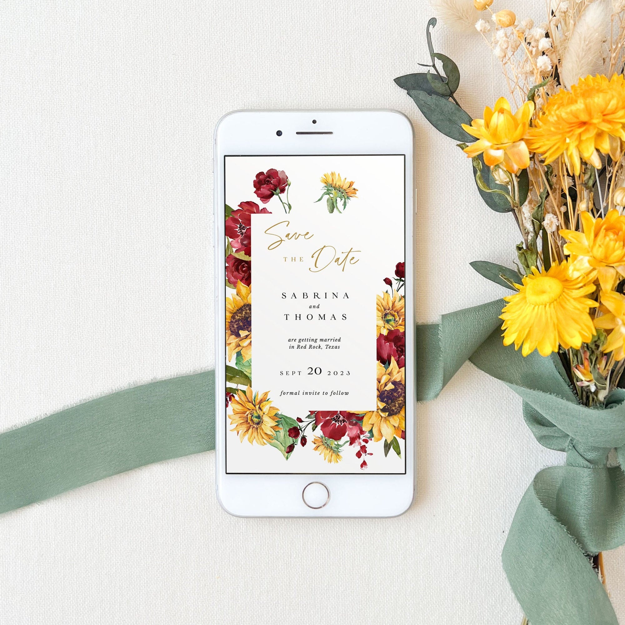 RUBY Digital Save the Date Templates