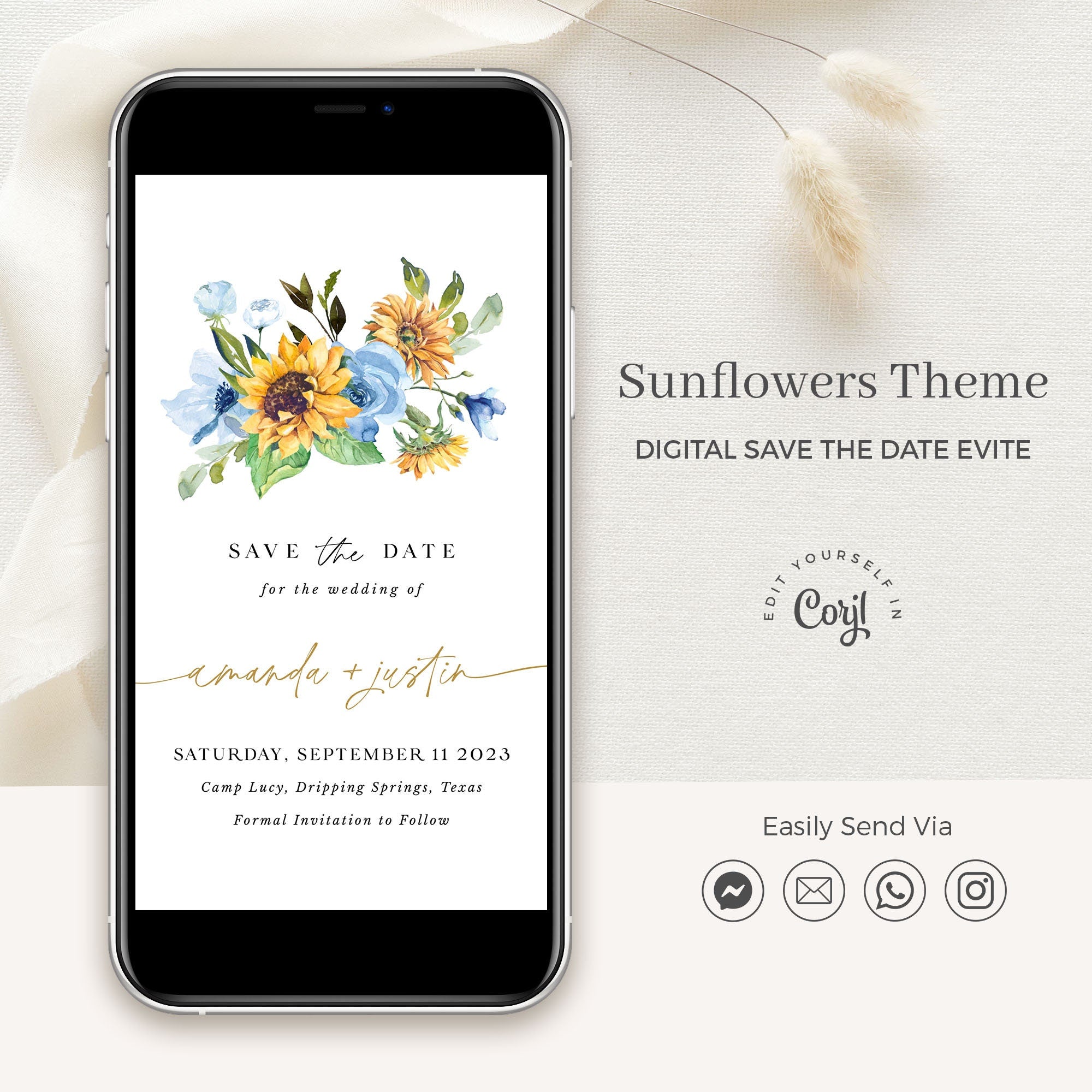 IVY Summer Save the Date Digital Card
