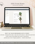 KONA Palm Tree Save the Date Template