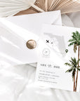KONA Palm Tree Save the Date Template
