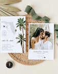 KONA Palm Tree Save the Date Template