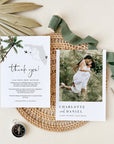 KONA Palm Tree Thank You Card for Wedding Template