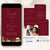 ANITA Wedding Invitation Video Template - Burgundy