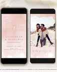 ANITA Save the Date Video Template - Rose Gold