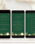 ANITA Wedding Invitation Video Template - Emerald Green