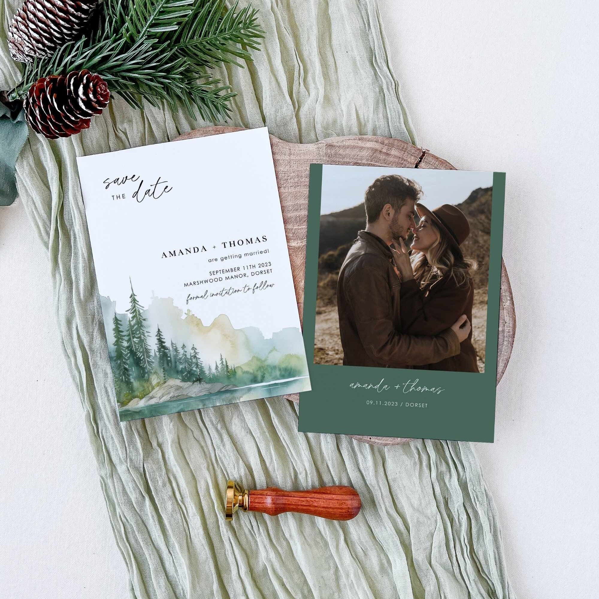 ARNA Mountain Wedding Save the Date Templates