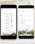 ARNA Digital Wedding Invitation Card Mountain Wedding