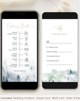 ARNA Digital Wedding Invitation Winter Wedding