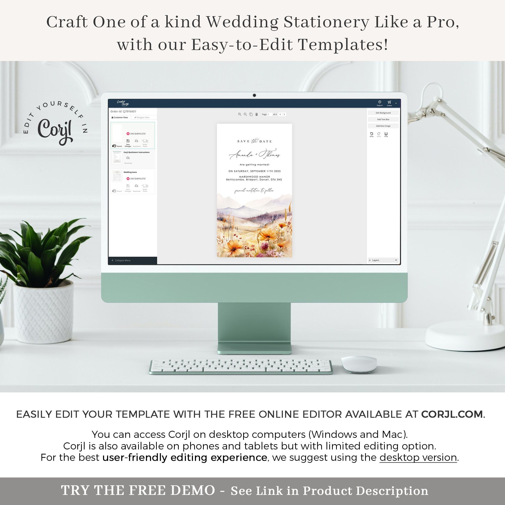 ARNA Wildflowers Save the Date Email Template