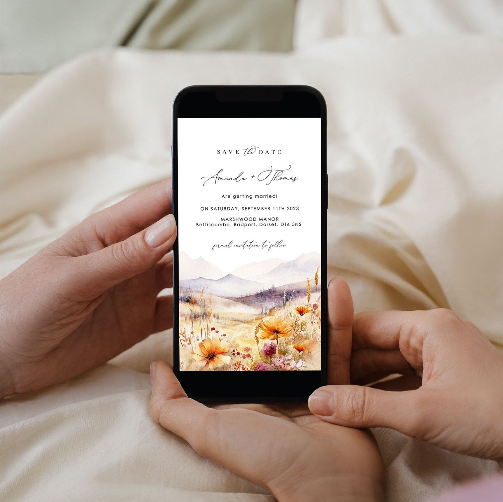 ARNA Wildflowers Save the Date Email Template