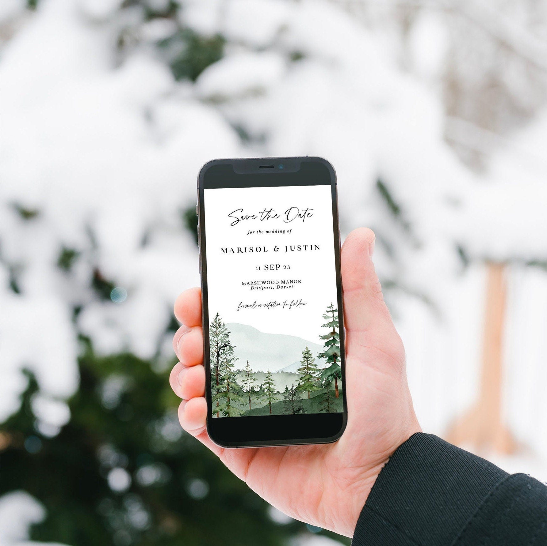 GAIA Digital Save the Date Woodland