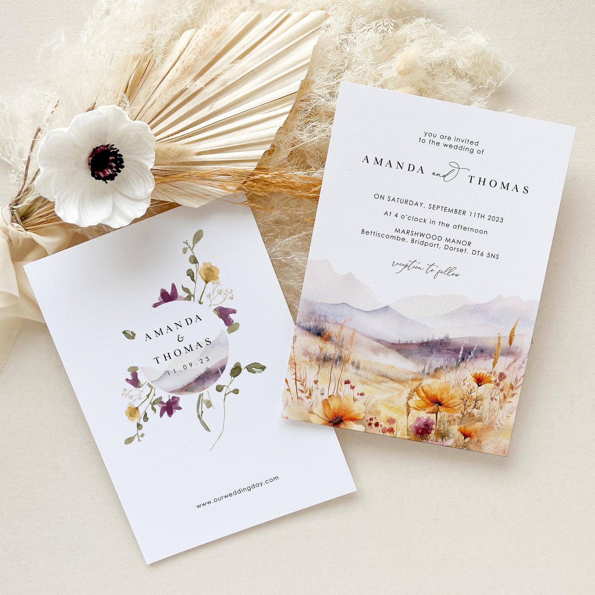 ARNA Spring Wedding Invitation Template