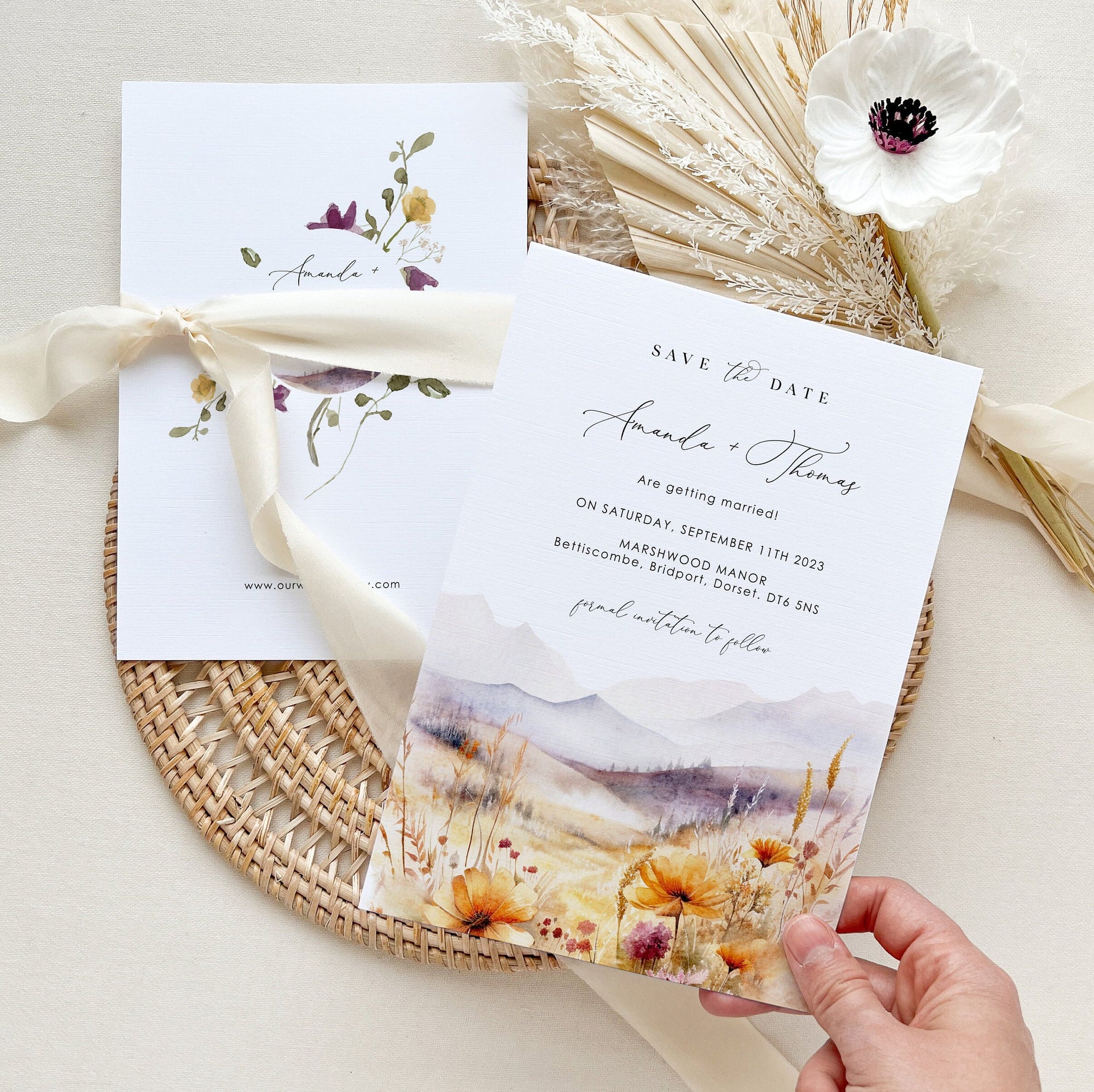 ARNA Floral Save the Date Template
