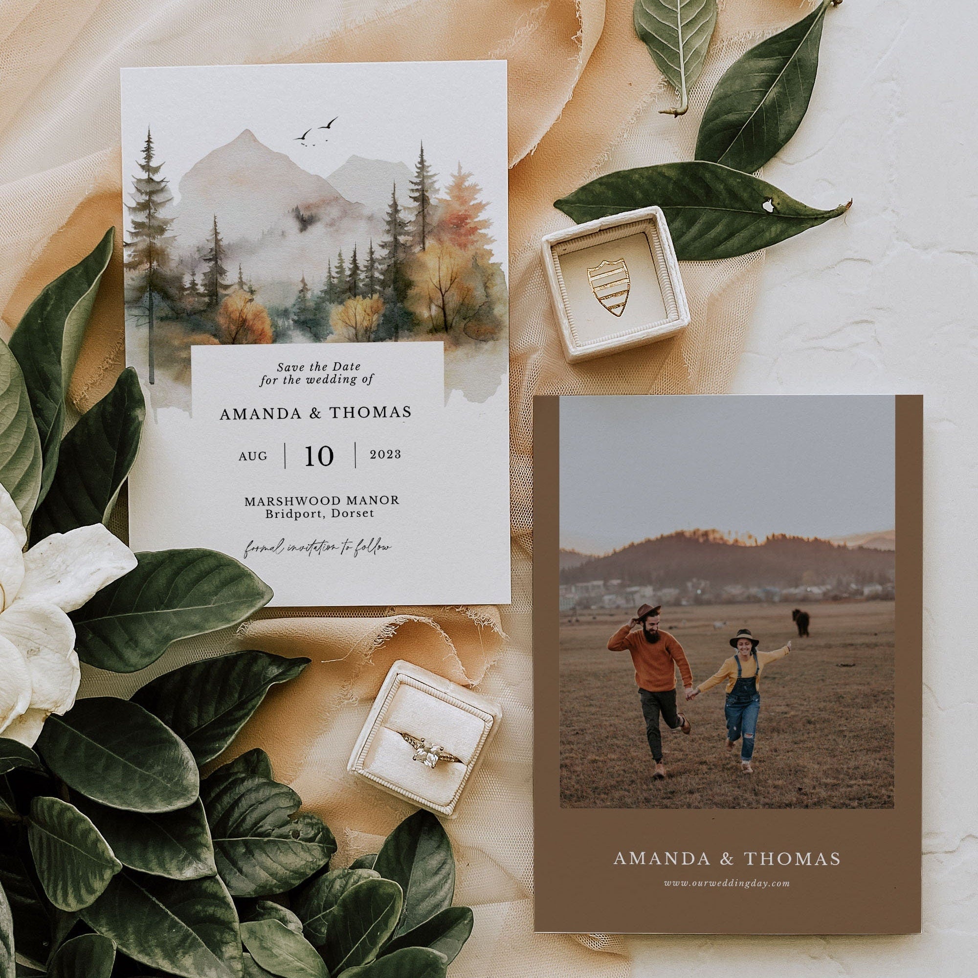ARNA Printable Save the Date Forest
