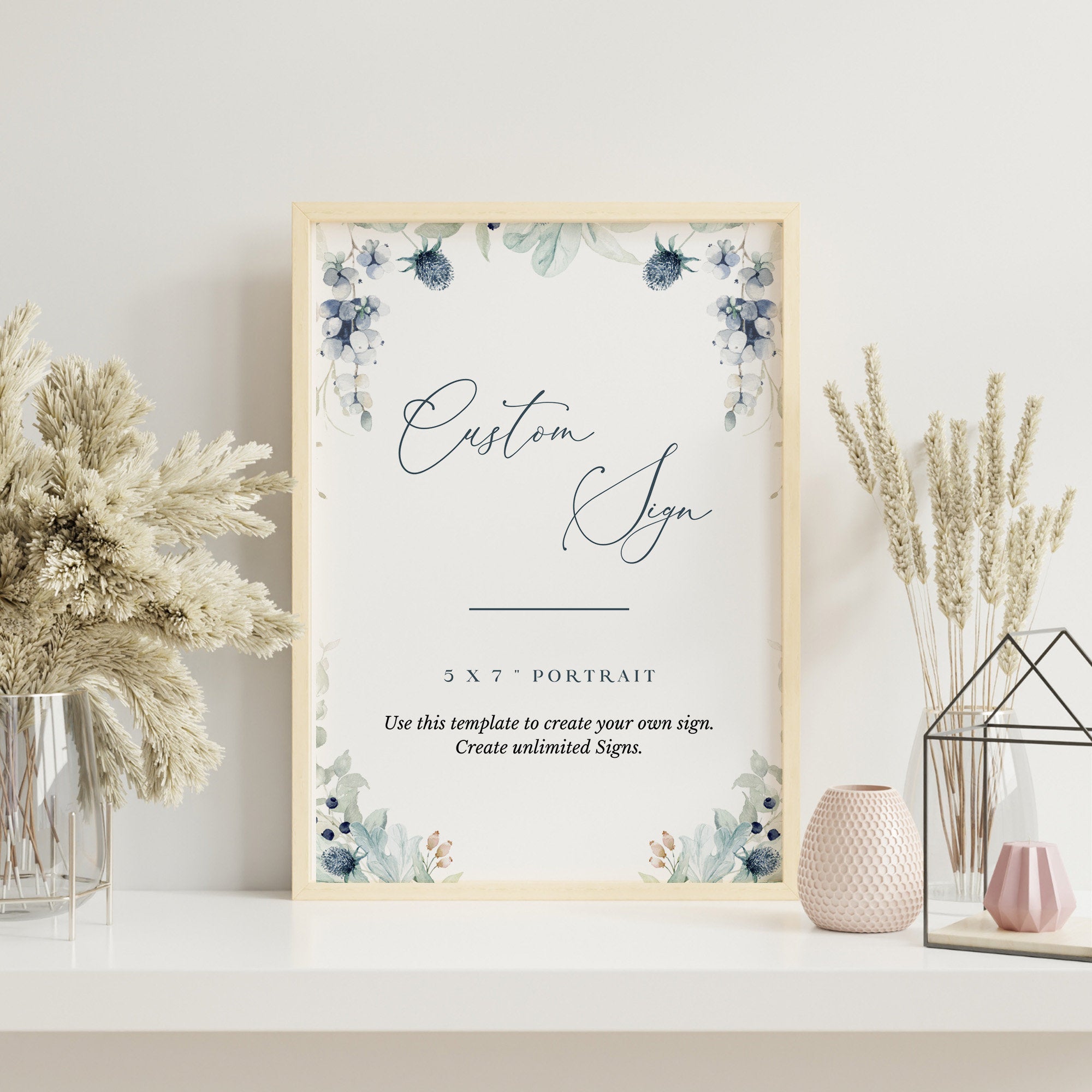 BIANCA Printable Wedding Sign Small