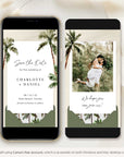 Tropical Save the Date Wedding Video Template