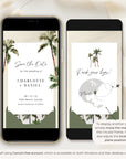 Tropical Save the Date Wedding Video Template