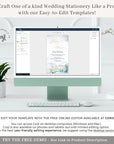 ARNA Digital Wedding Invitation Winter Wedding