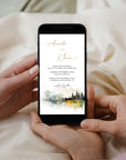 ARNA Digital Wedding Invitation Card Mountain Wedding