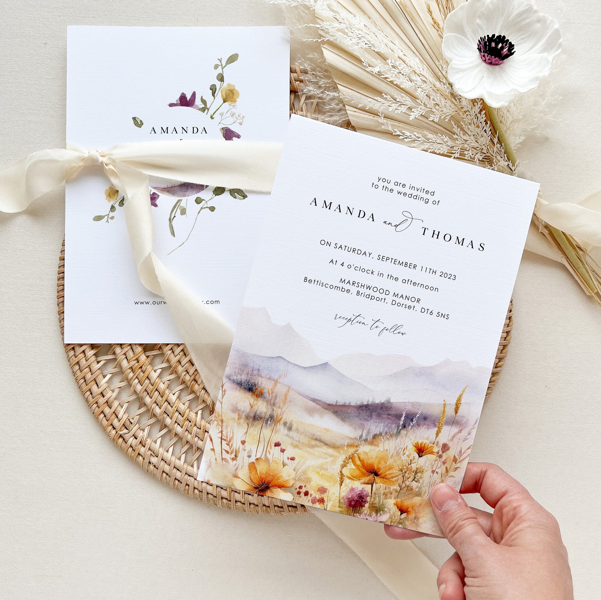 ARNA Spring Wedding Invitation Template