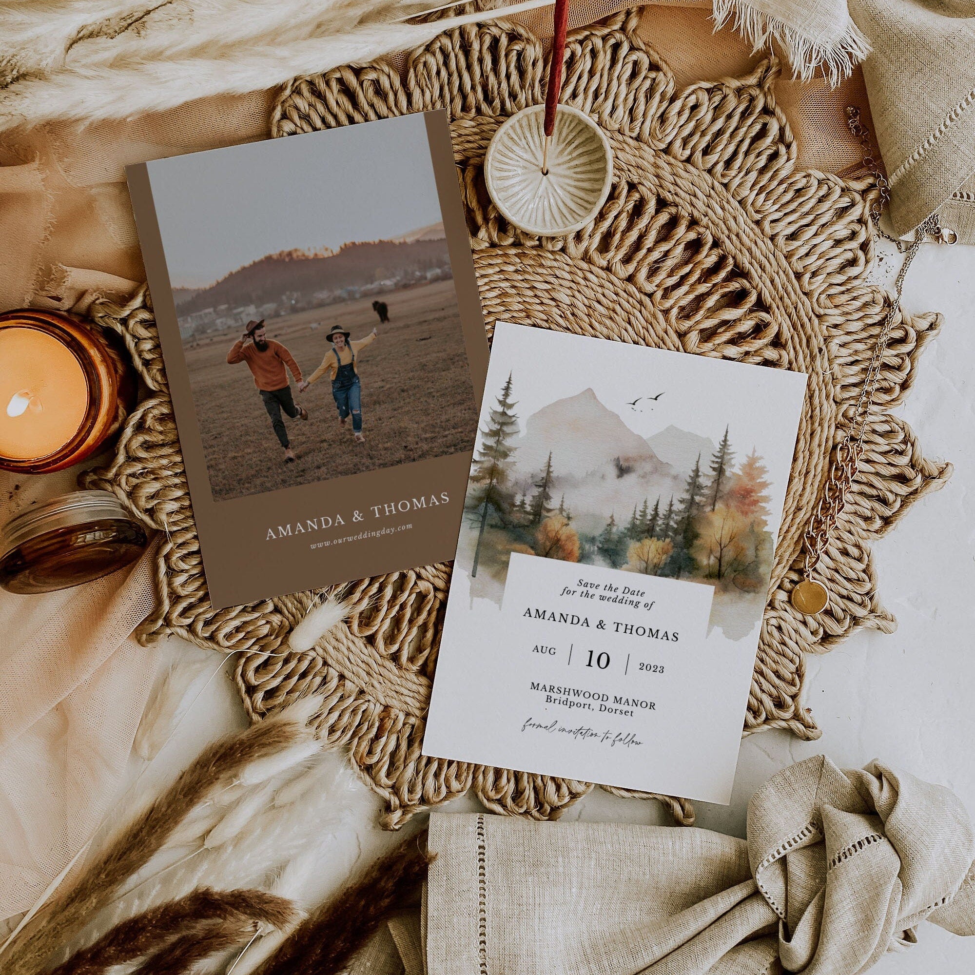 ARNA Printable Save the Date Forest