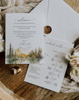 ARNA Wedding Welcome Letter & Itinerary Template for Guest