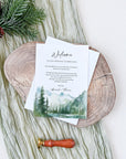 ARNA Mountain Wedding Welcome Bag Itinerary Template