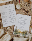 ARNA Wedding Welcome Letter & Itinerary Template for Guest