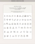 ARNA Wedding Weekend Itinerary Template & Welcome Card