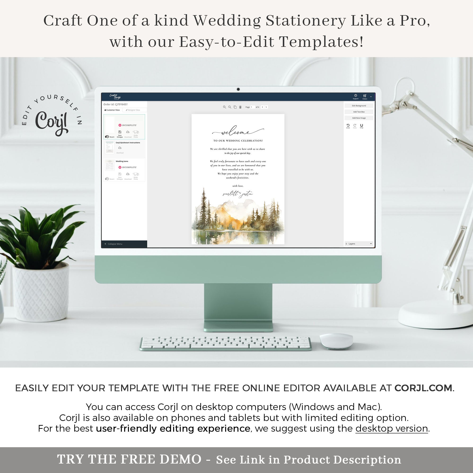 ARNA Wedding Welcome Letter &amp; Itinerary Template for Guest