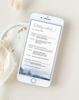 ALYSSA Digital Wedding Wedding Day Schedule Timeline