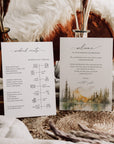 ARNA Wedding Welcome Letter & Itinerary Template for Guest