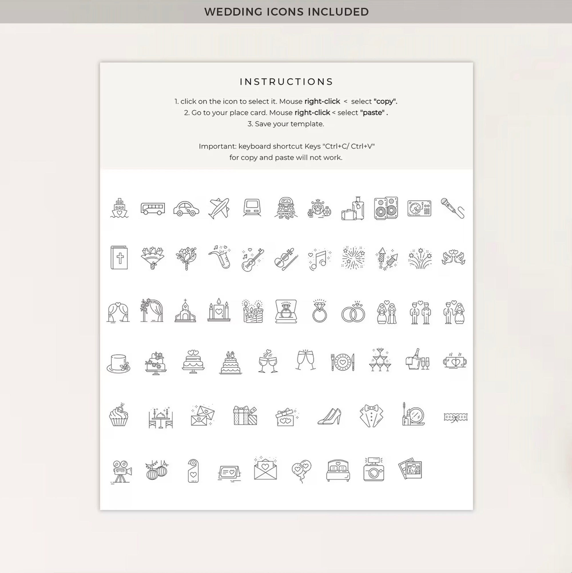 ARNA Mountain Wedding Timeline Sign Template