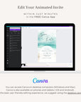 Coastal Wedding Video Save the Date Template