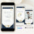 Boarding Pass Save the Date Video Template - Blue Navy