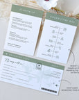 USA Passport Wedding Invitation Printable Template