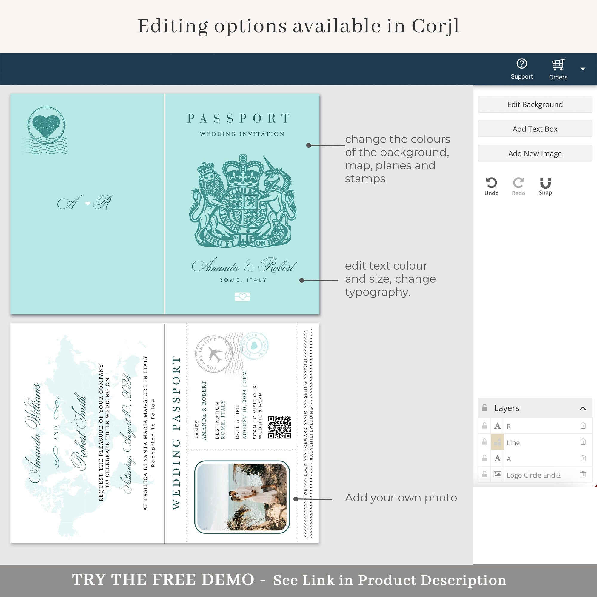 Uk Passport Wedding Invitation Template Printable