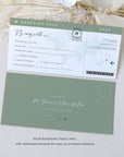 USA Passport Wedding Invitation Printable Template