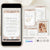 Boarding Pass Wedding Invitation Video Template - Rose Gold